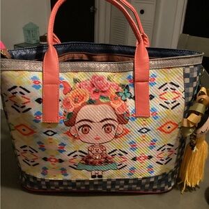 Handmade Frida Kahlo tote